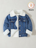 Bambinoo x Boys' Thermal Lined Denim Jacket