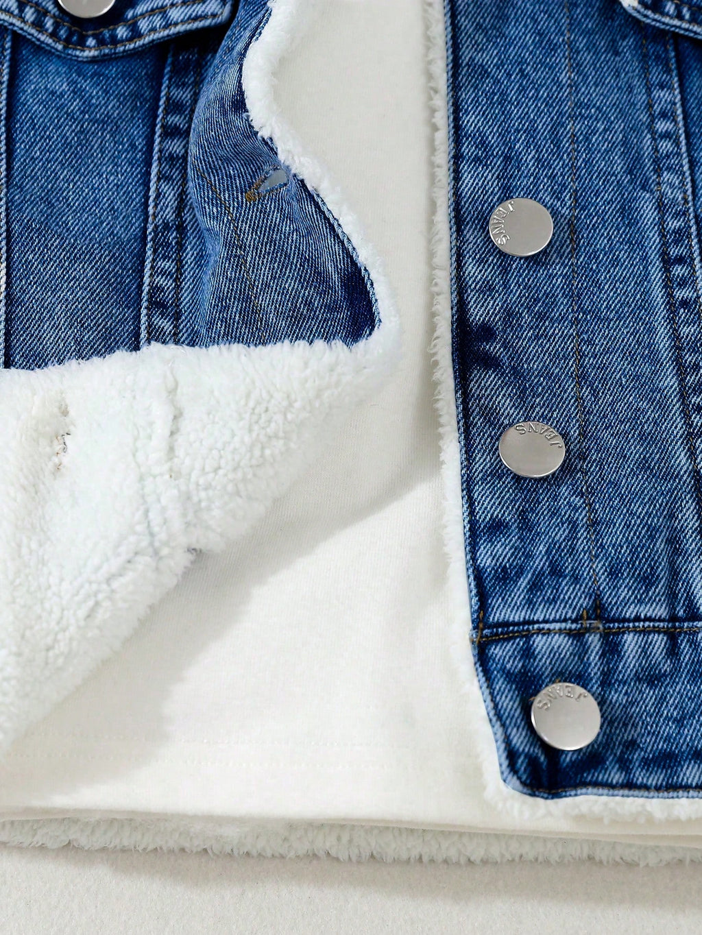 Bambinoo x Boys' Thermal Lined Denim Jacket
