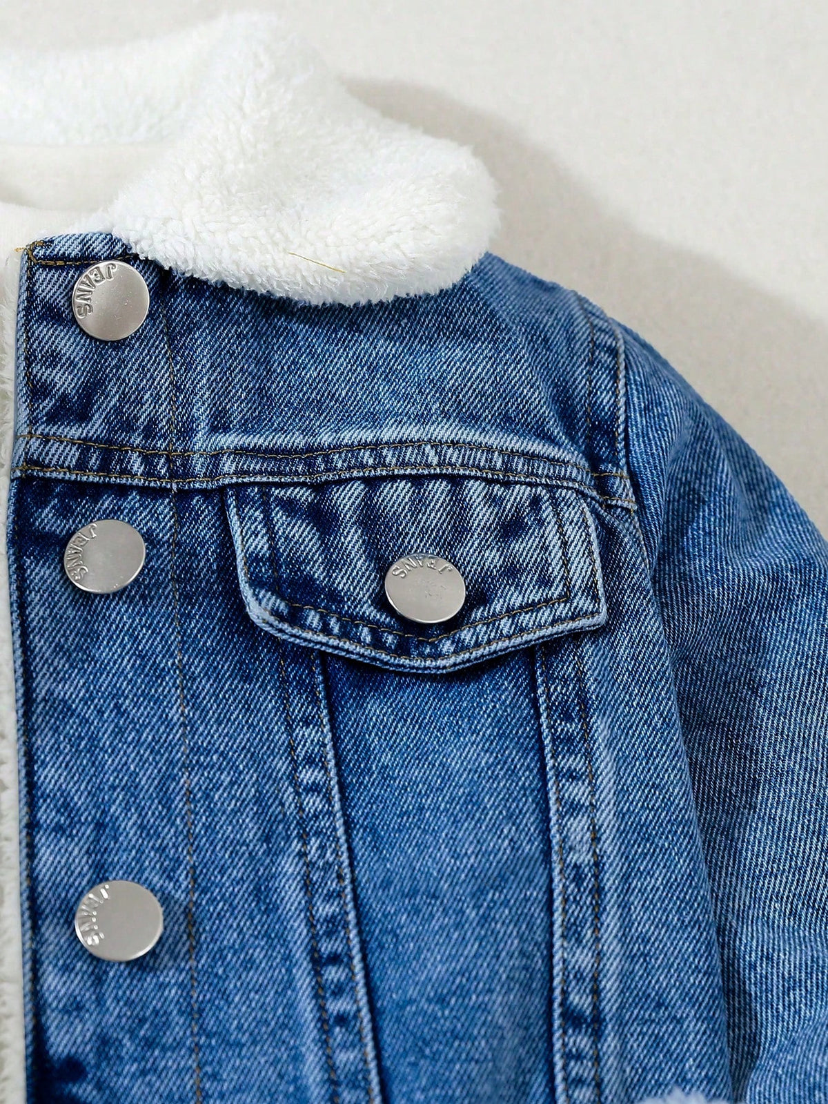 Bambinoo x Boys' Thermal Lined Denim Jacket