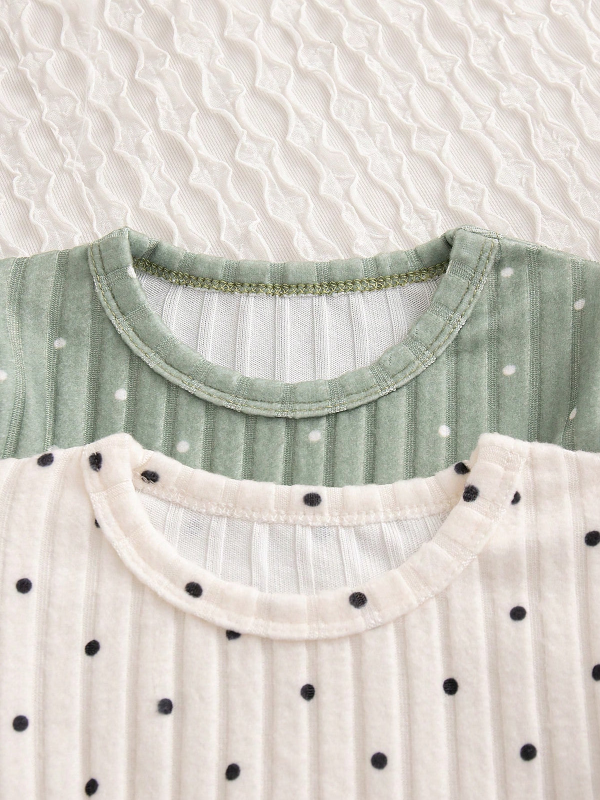 Baby Girl Cat Heart Polka Dot Ruffle 4 Piece Set