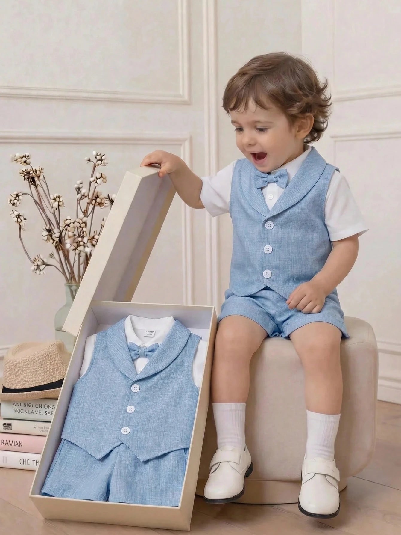Dusty Blue Gentleman Suit 4