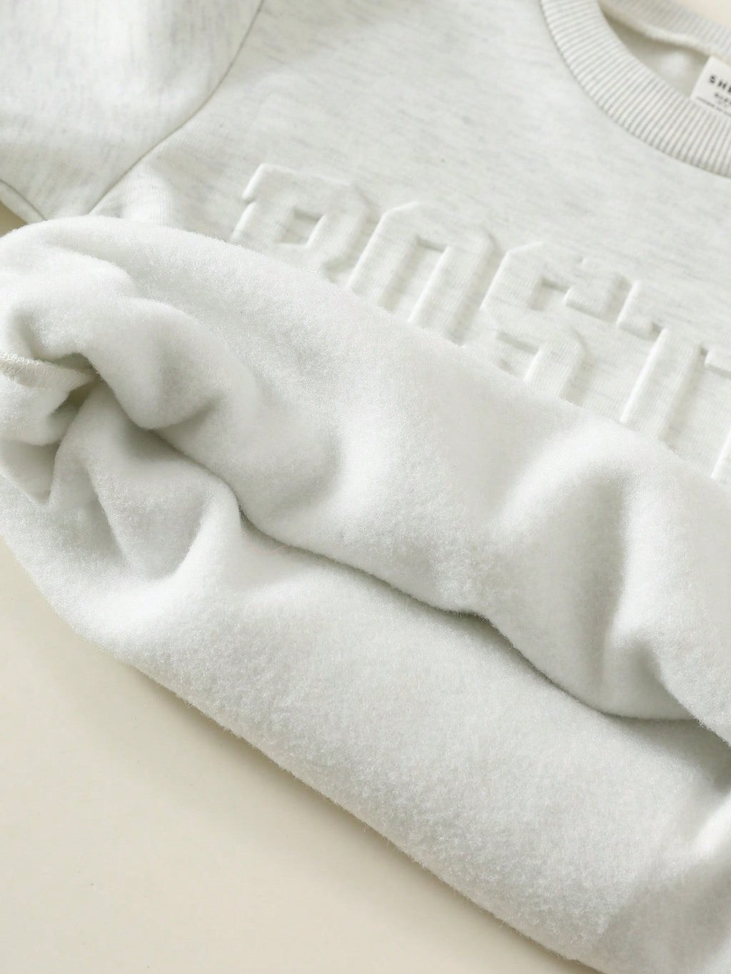 Bambinoo x Playful Pals Boys' 3D Letter Fleece Sweatshirt Set