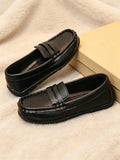 Boys' Black Penny Loafers