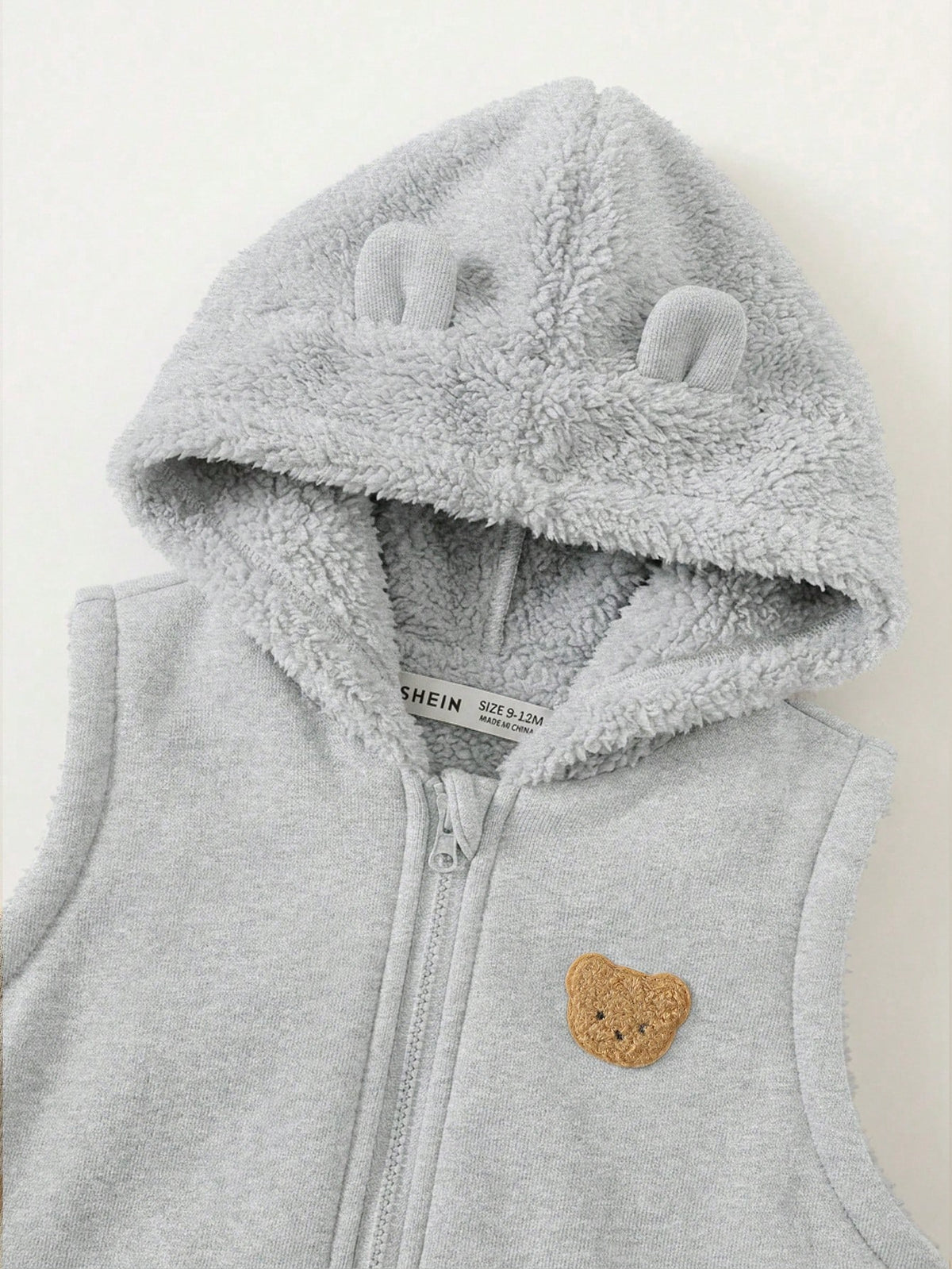 Bambinoo x Playful Pals Baby Bear Knit Hooded Vest & Joggers Set