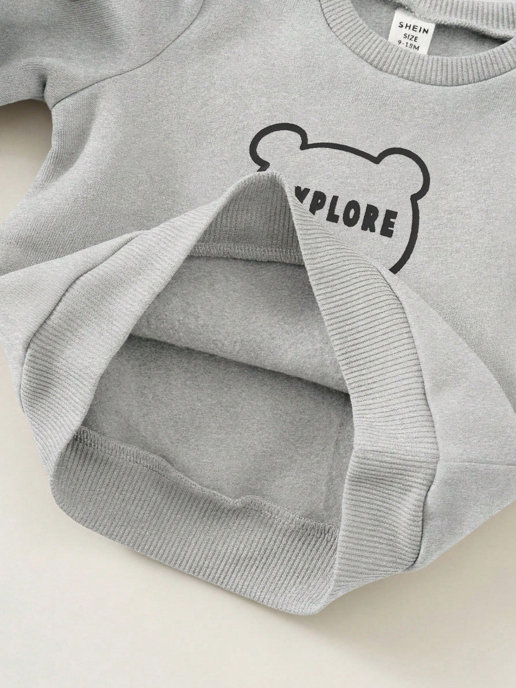 Bambinoo x Playful Pals Baby Bear Knit Hooded Vest & Joggers Set