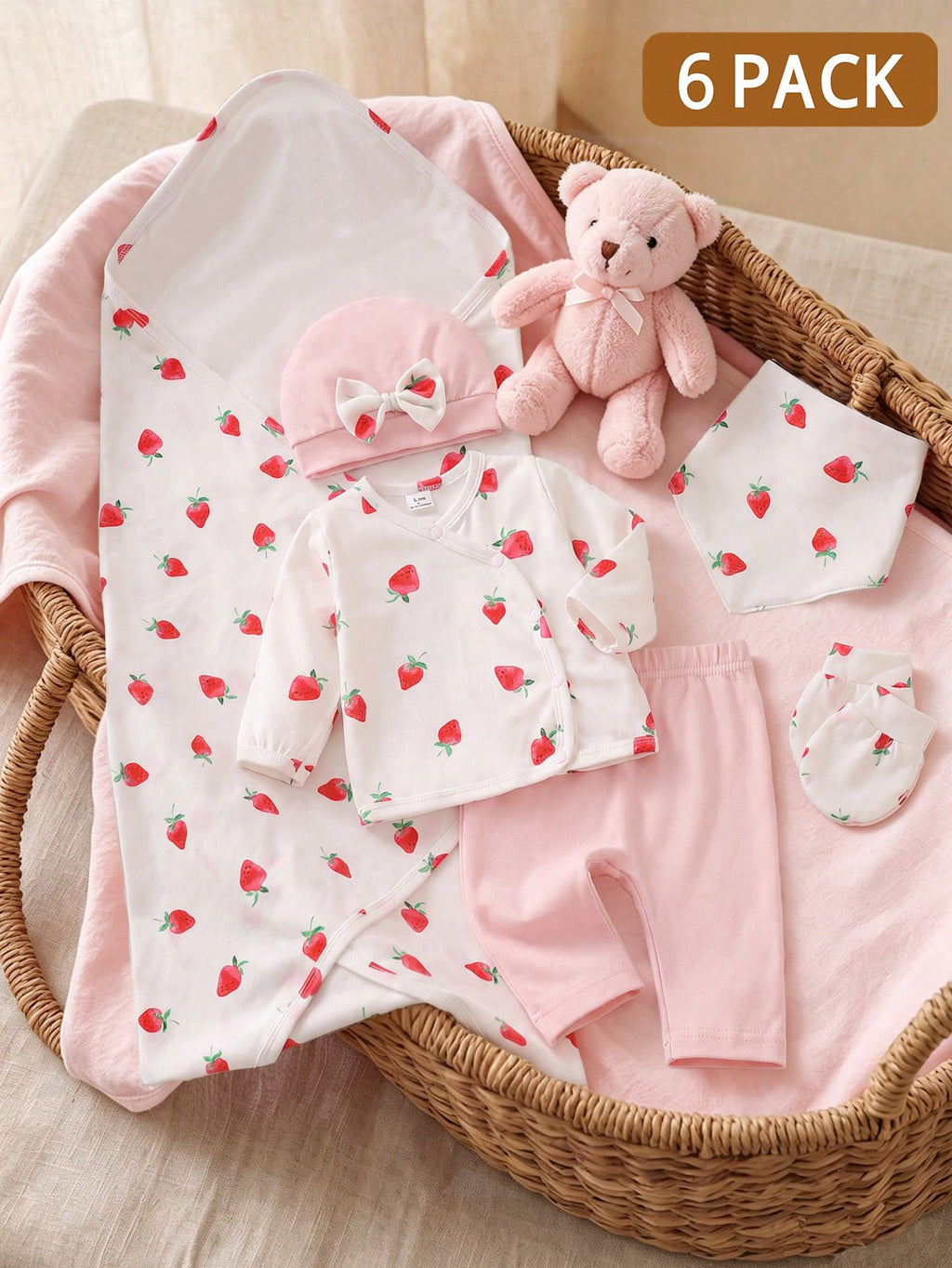 Coffret Cadeau Exclusif Nouveau-né Style Doux SHEIN