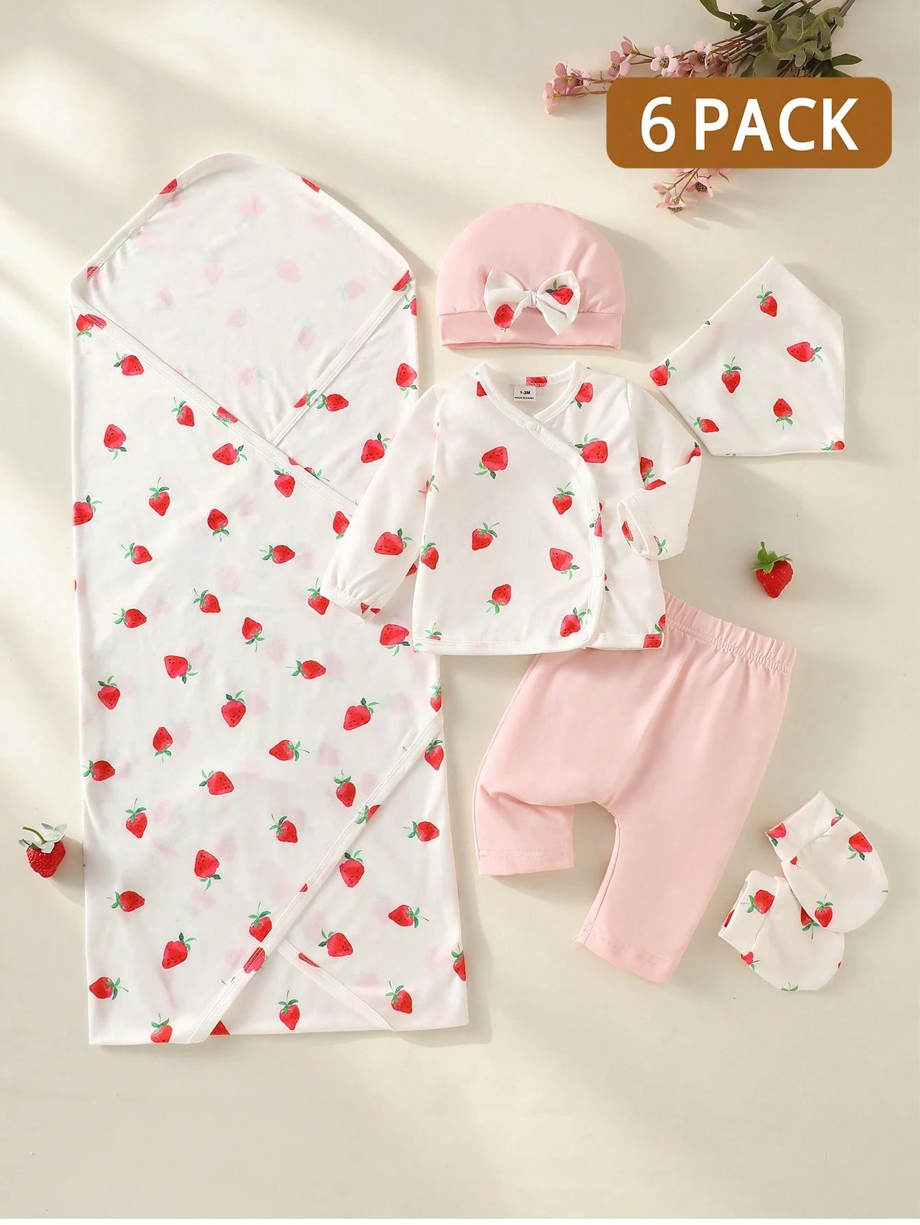 Coffret Cadeau Exclusif Nouveau-né Style Doux SHEIN