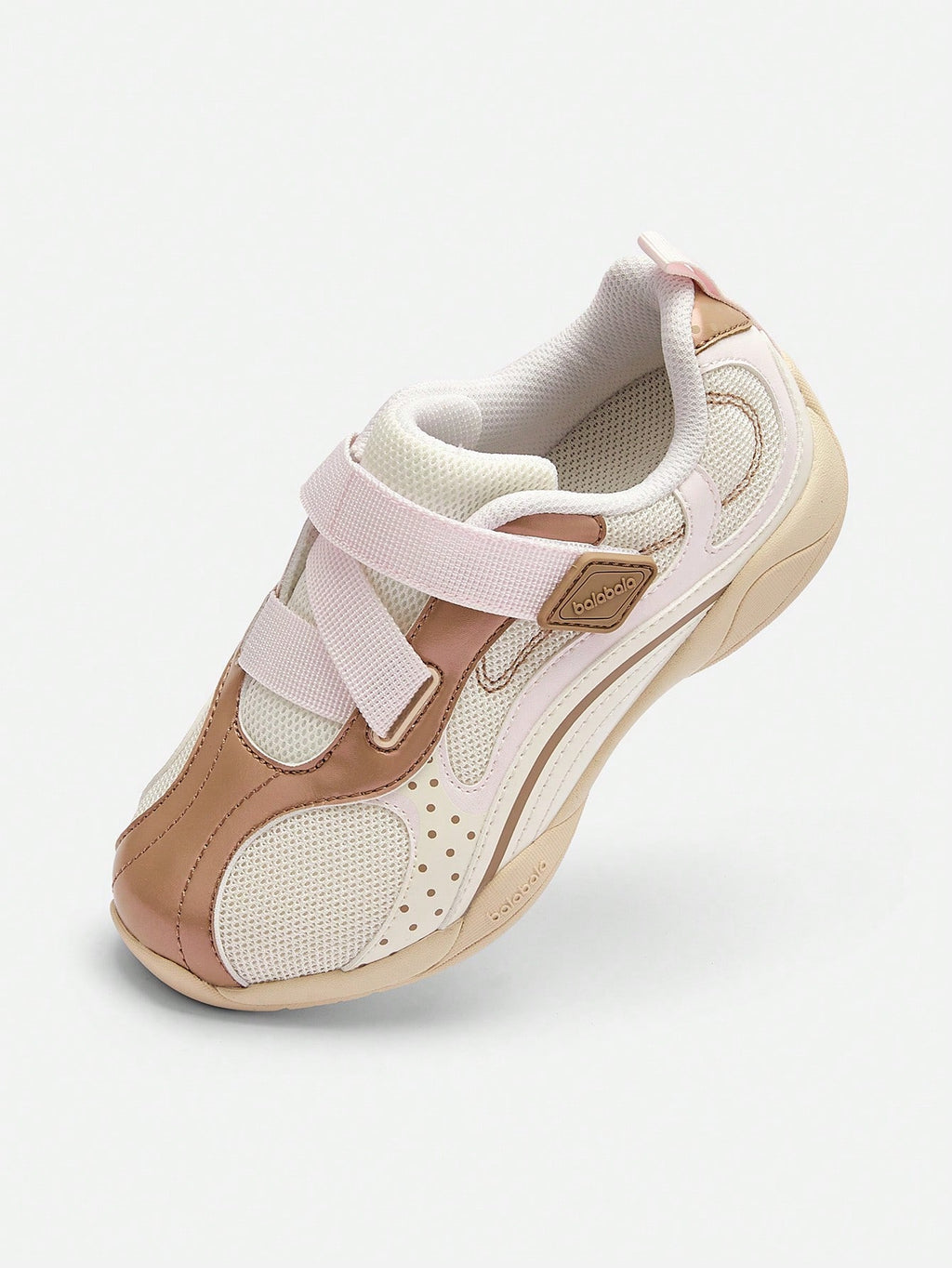 Balabala Girls' Breathable Mesh Lightweight Casual Running Shoes