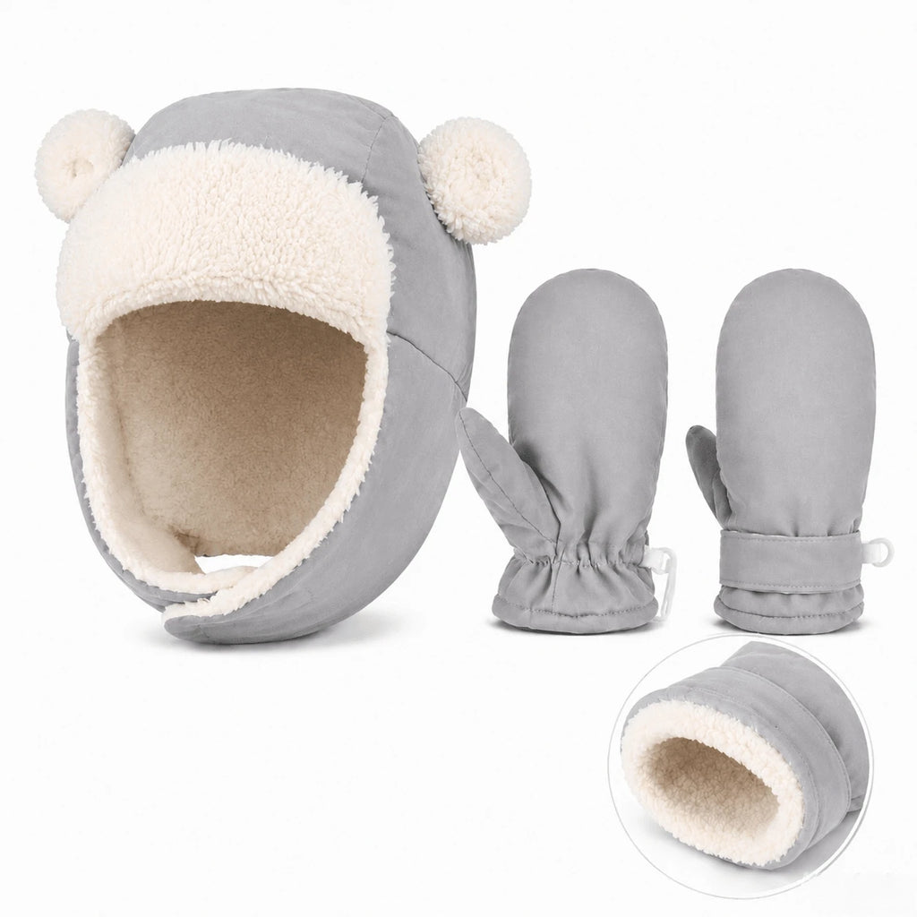 Baby Fleece Hat, Scarf & Gloves 3-Piece Set