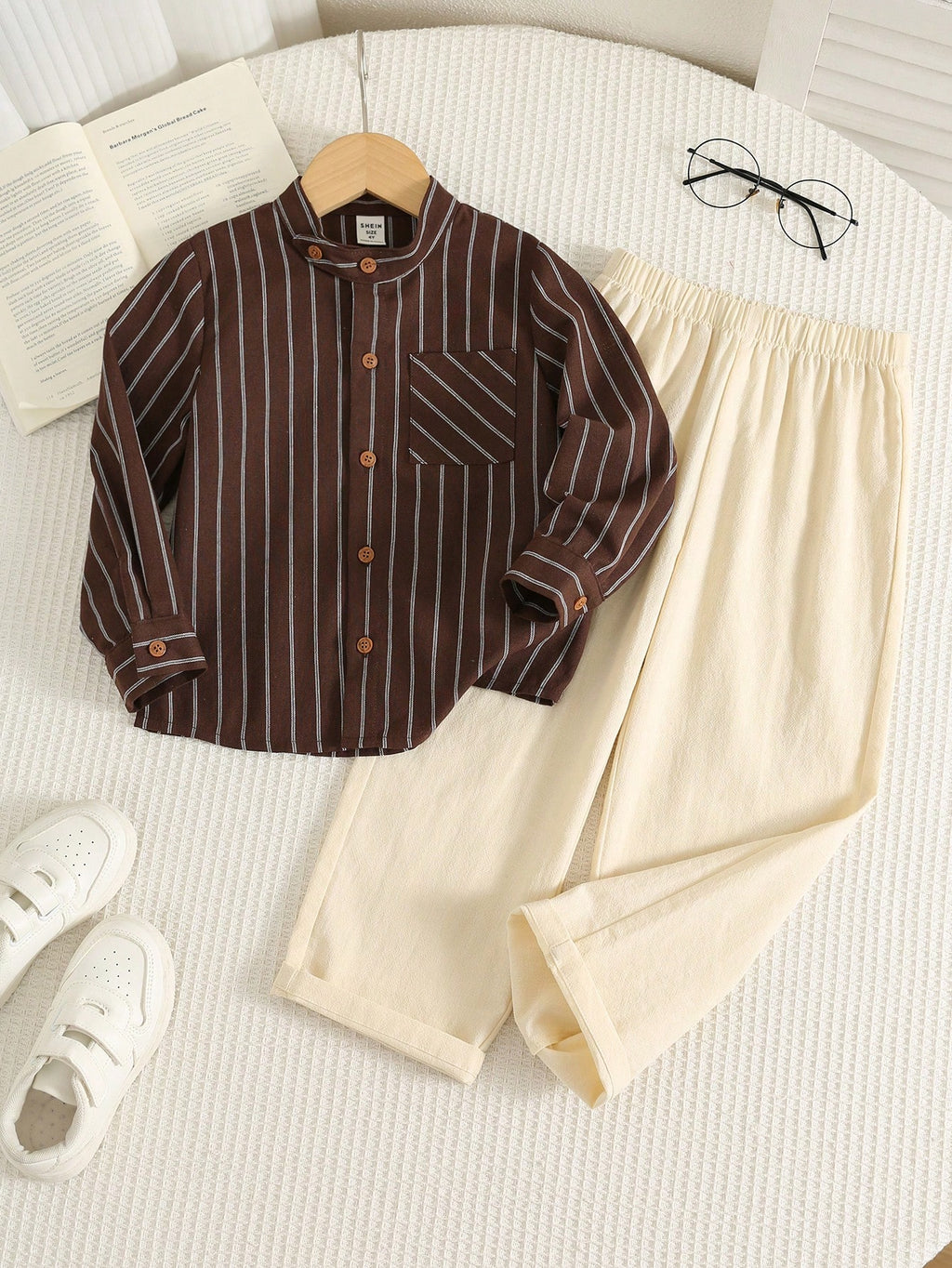 Bambinoo x Playful Pals Long Sleeve Shirt & Long Pants Set
