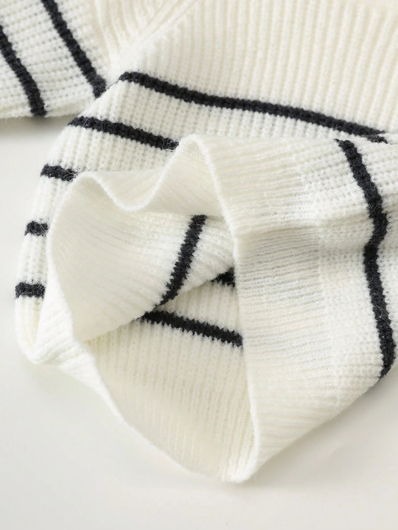 Cozy Pixies Baby Boy Striped Turtleneck Sweater