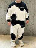 Bambinoo x Playful Pals Boys' Pony Print Sweatshirt & Sweatpants Set