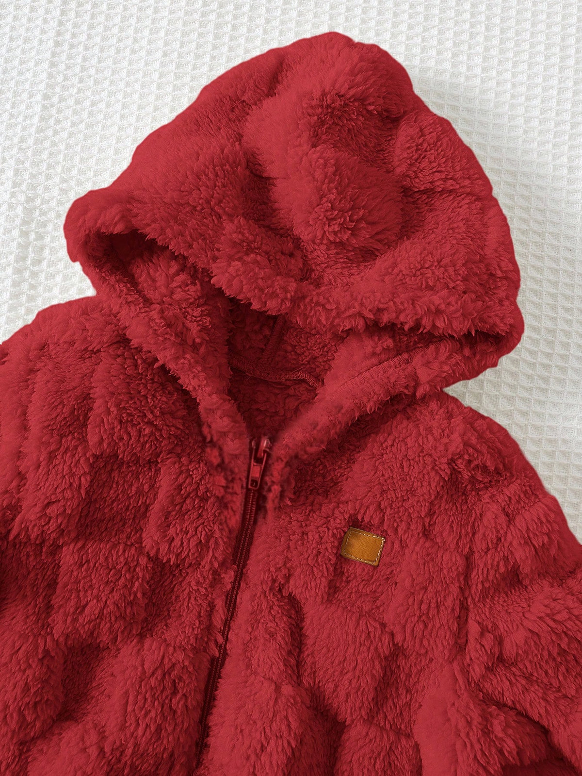 Bambinoo x Cozy Pixies Kids' Plaid Fleece Lined Hooded Jacket