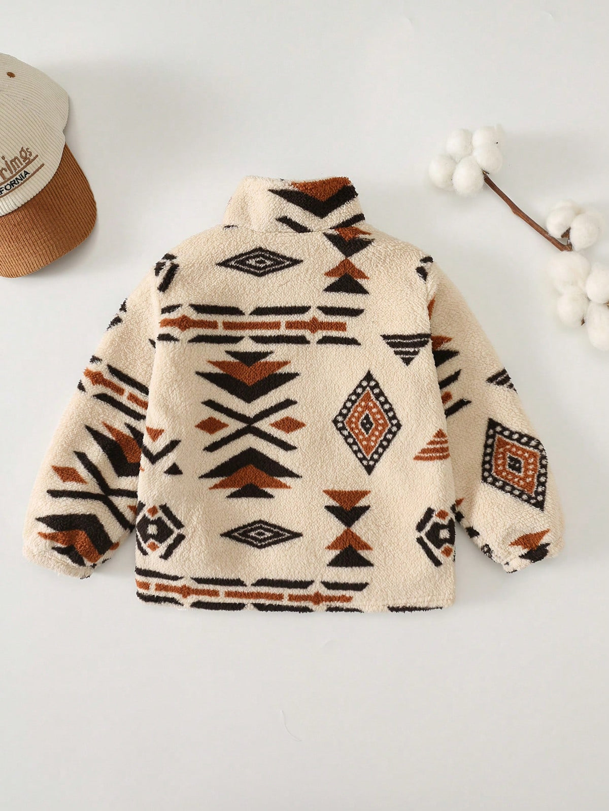 Bambinoo x Cozy Pixies Boys' Paisley Thermal Lined Winter Jacket