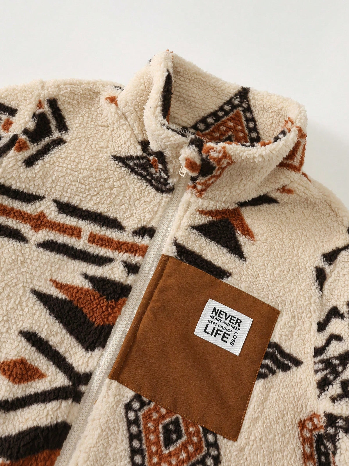 Bambinoo x Cozy Pixies Boys' Paisley Thermal Lined Winter Jacket