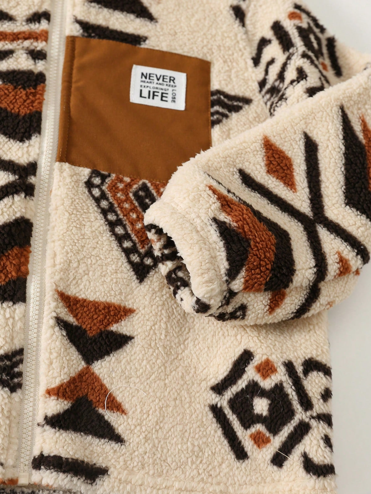 Bambinoo x Cozy Pixies Boys' Paisley Thermal Lined Winter Jacket