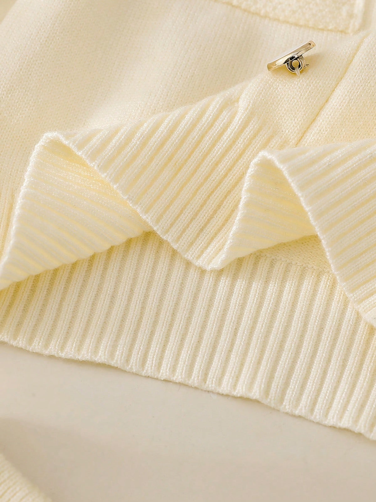 Baby Girls' Brown Striped Bow & Ruffle Sweater & Skirt Set