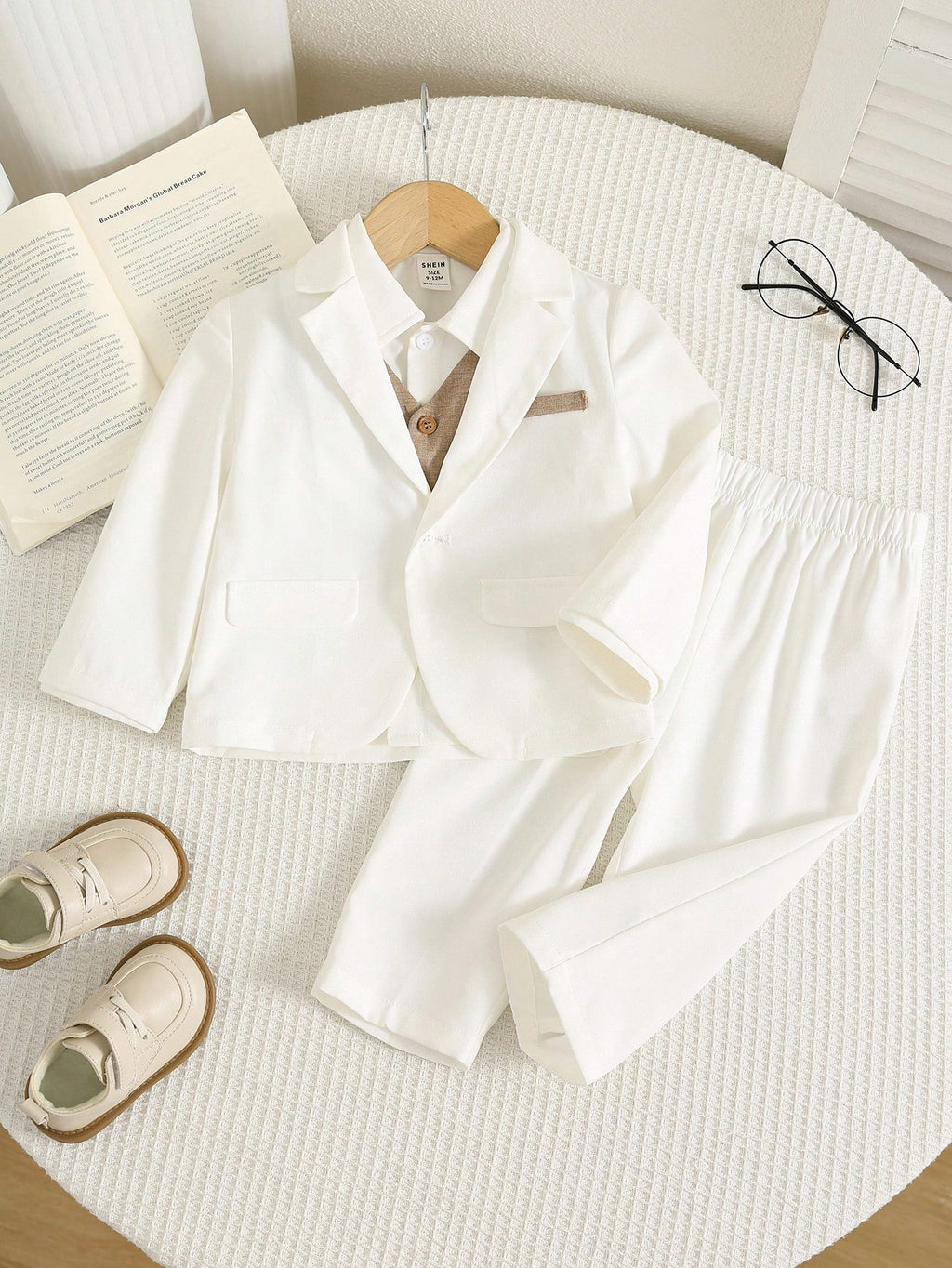Ensemble 2 pièces pour bébé garçon, style gentleman 2 en 1