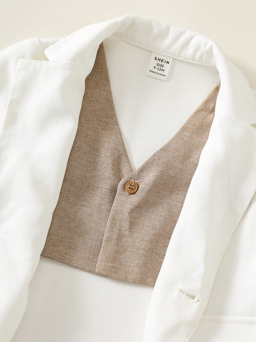Ensemble 2 pièces pour bébé garçon, style gentleman 2 en 1