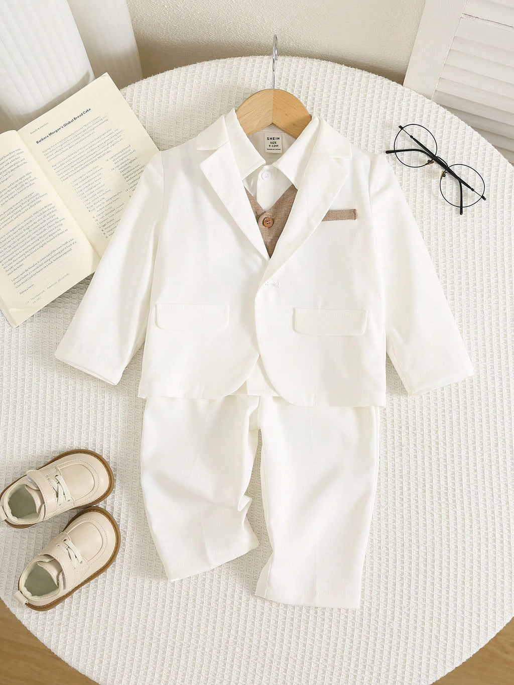 Ensemble 2 pièces pour bébé garçon, style gentleman 2 en 1