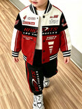 Bambinoo x Playful Pals Racing Car Baseball Jacket & Pants Set