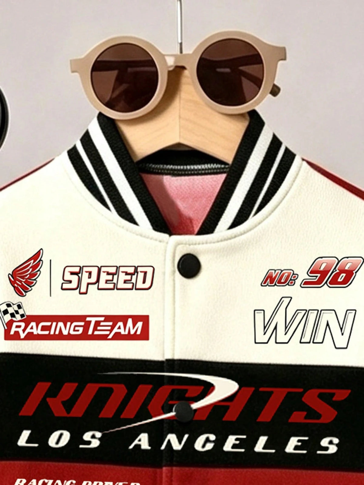 Bambinoo x Playful Pals Racing Car Baseball Jacket & Pants Set