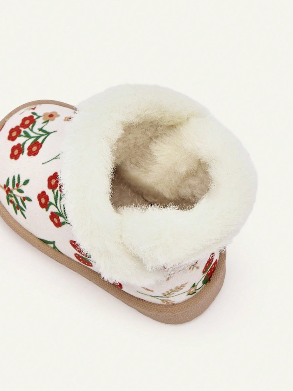 Cute Flower Strawberry Fluff Snow Boots