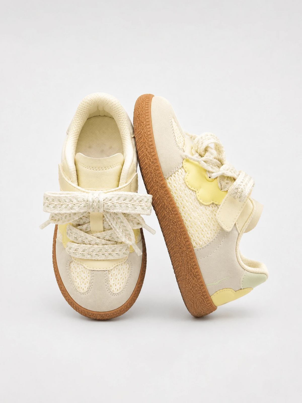 Balabala Chaussures de Sport Décontractées Légères Style Entraîneur Allemand pour Filles