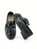 Mocassins académiques rétro à nœud pour filles Bambinoo x Playful Pals