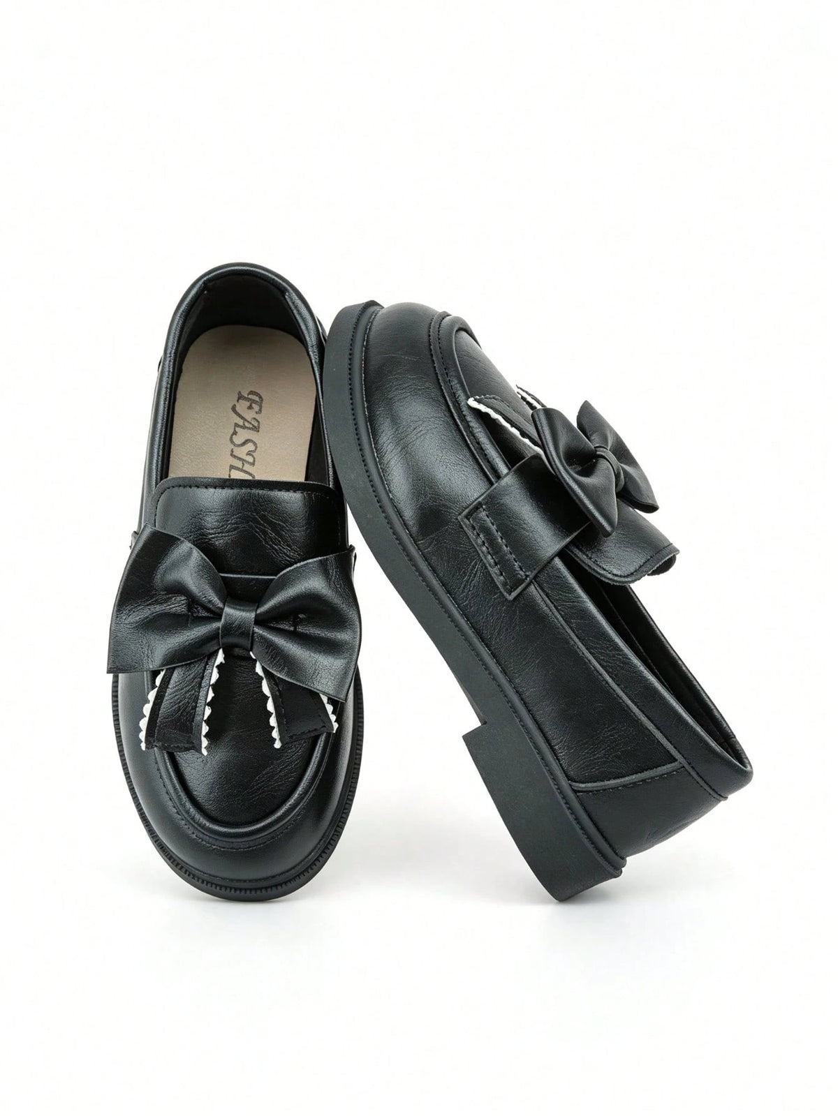 Mocassins académiques rétro à nœud pour filles Bambinoo x Playful Pals