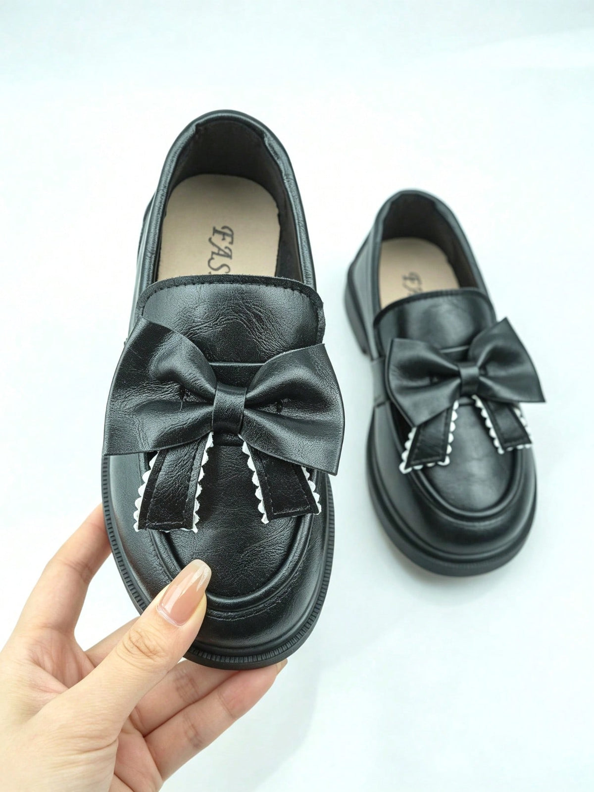 Mocassins académiques rétro à nœud pour filles Bambinoo x Playful Pals