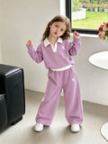 Playful Pals 2Pcs Set Girls Shirt Co-Ords Back To School Fall