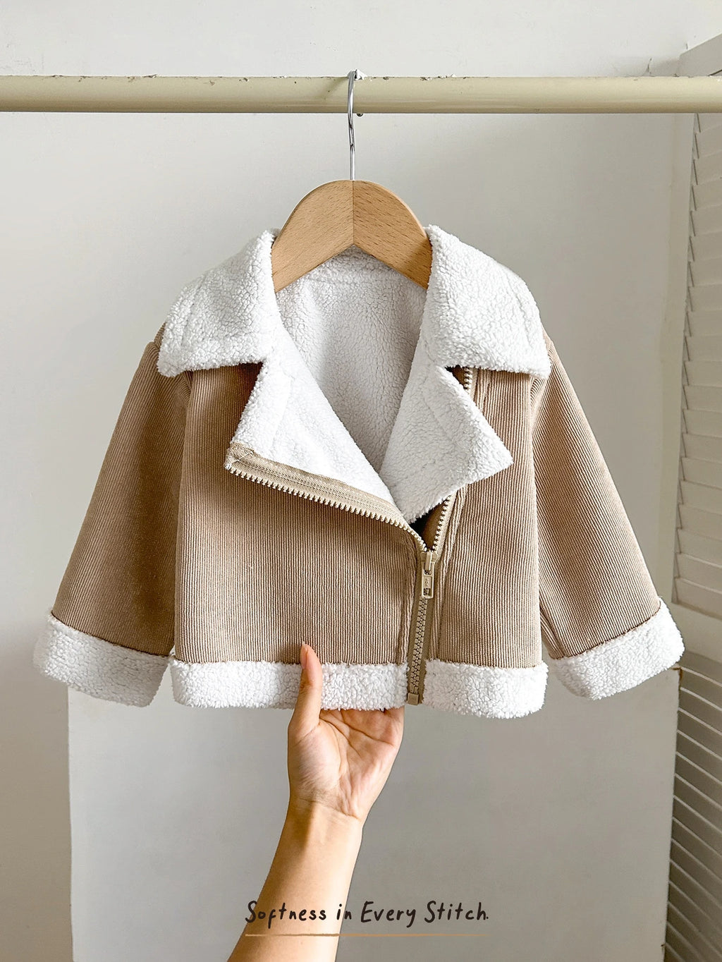 Baby Girl Plush Jacket Coat