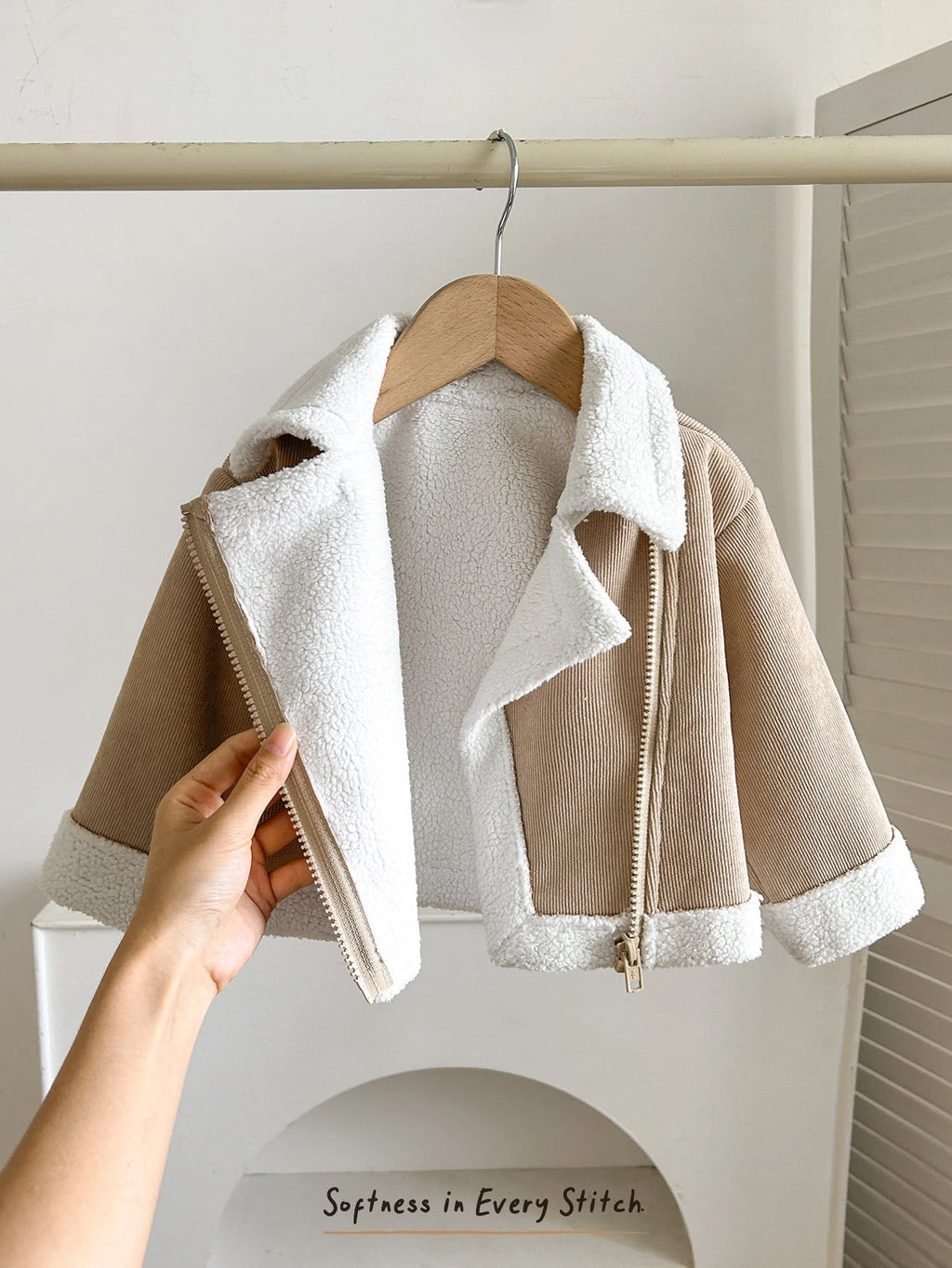 Baby Girl Plush Jacket Coat