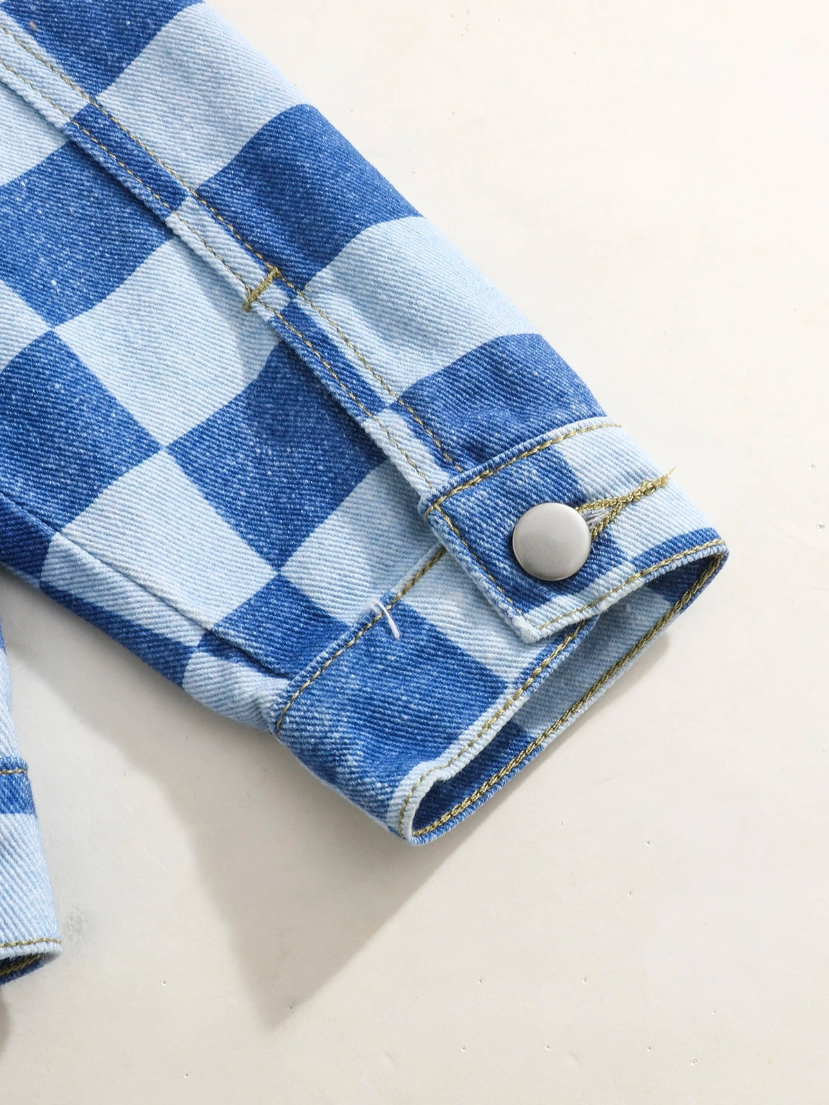 Bambinoo x Boys' Light Blue Graphic Distressed Denim Jacket