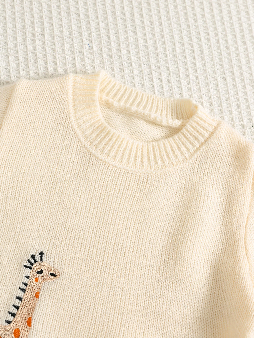 Graphic Sweater Elastic Waist Pants 2pc Set