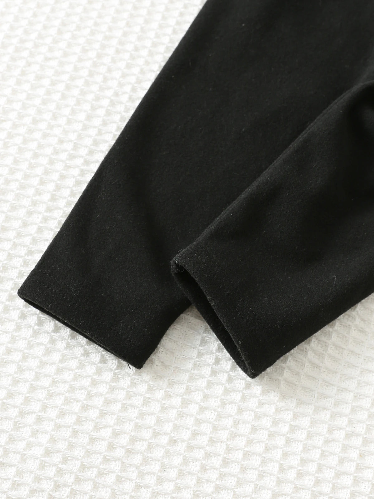 Ensemble 2 pièces legging et sweat à capuche en peluche à motif pour bébé fille