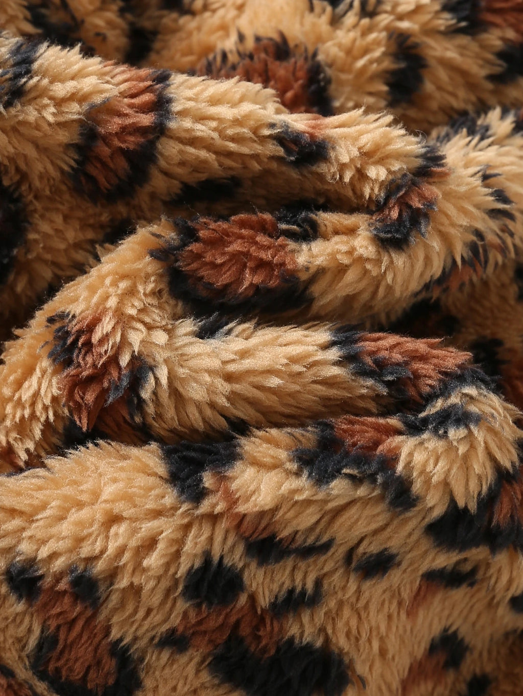 Ensemble 2 pièces legging et sweat à capuche en peluche à motif pour bébé fille