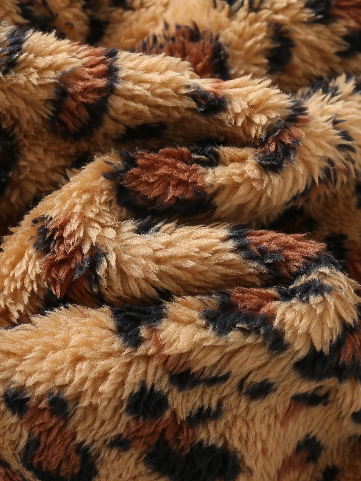 Ensemble 2 pièces legging et sweat à capuche en peluche à motif pour bébé fille