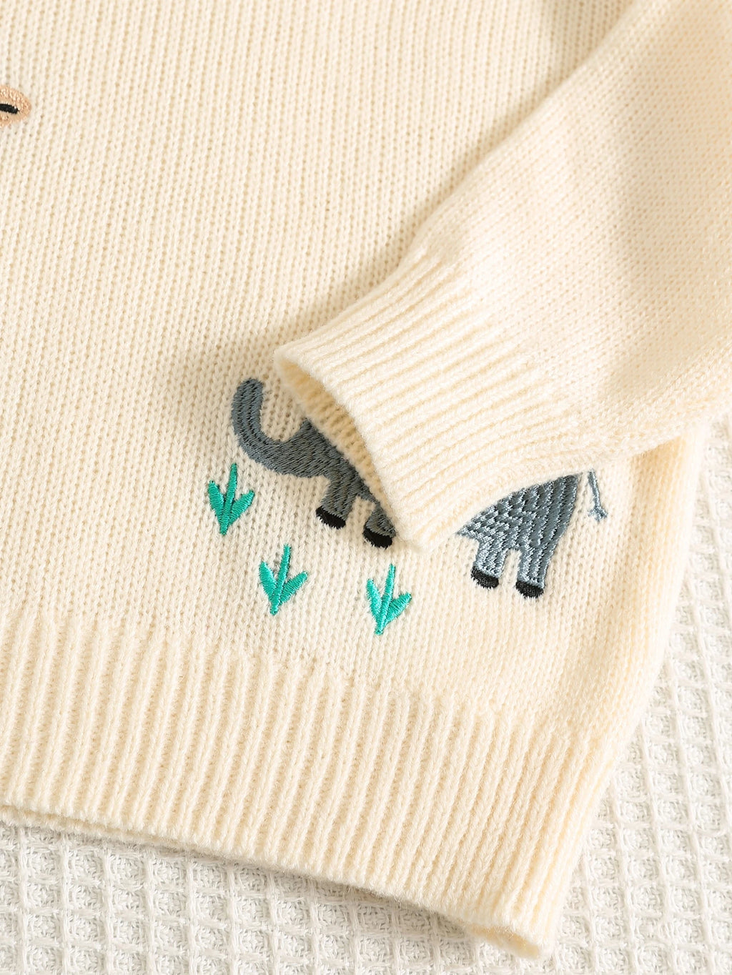 Graphic Sweater Elastic Waist Pants 2pc Set